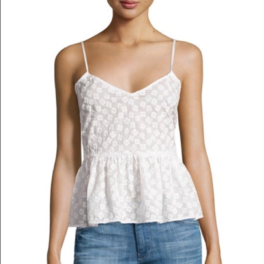 Plenty by Tracy Reese embroidered peplum top